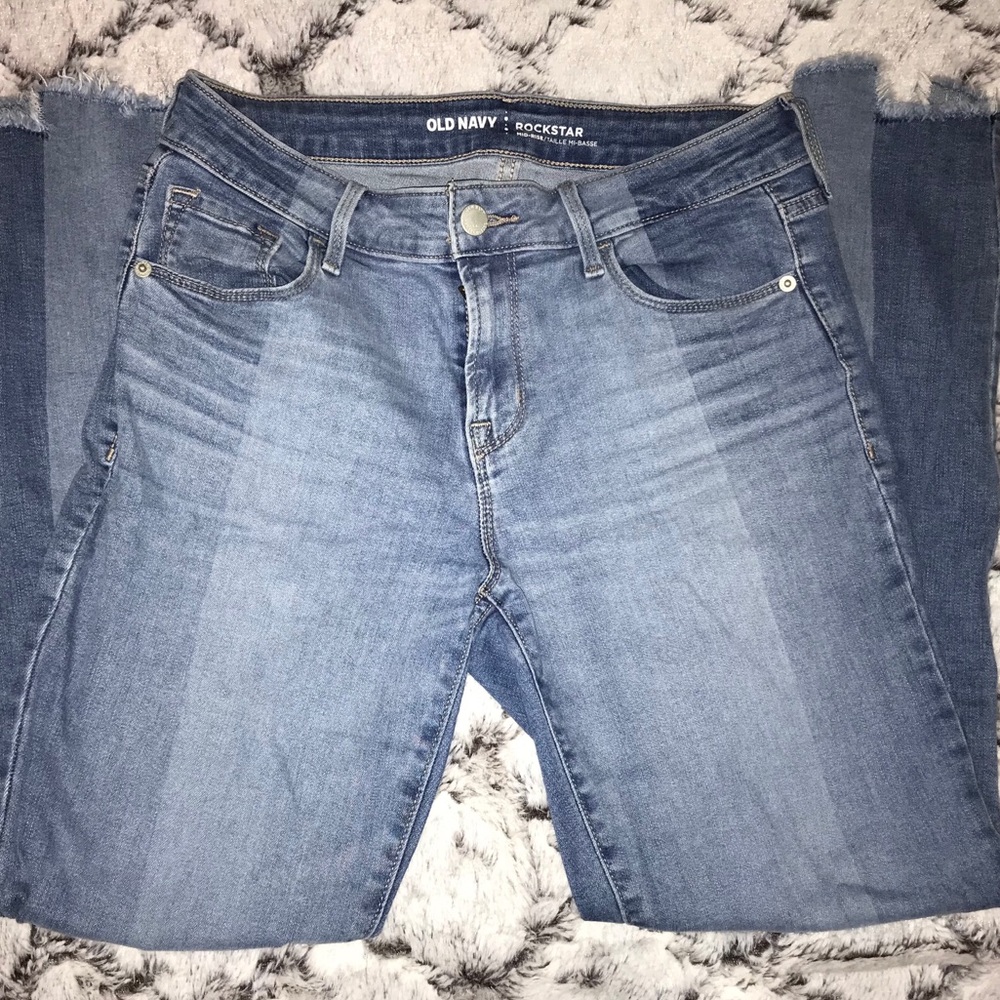 Old navy rockstar mid-rise jeans
